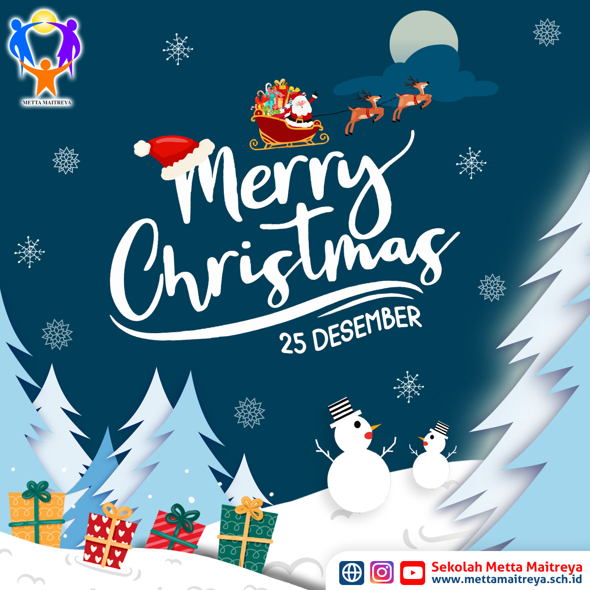 Selamat Hari Natal | SEKOLAH METTA MAITREYA